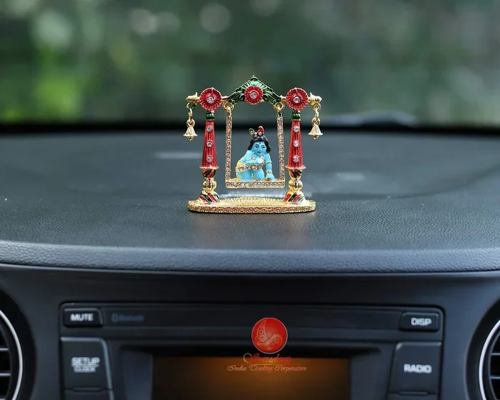 Krishna Statue for Car Dashboard A Perfect Spiritual Touch